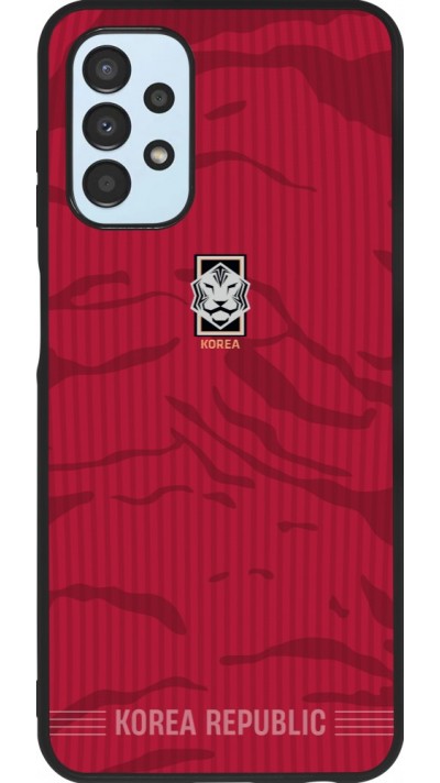 Samsung Galaxy A13 5G Case Hülle - Silikon schwarz Südkorea 2026 personalisierbares Fussballtrikot