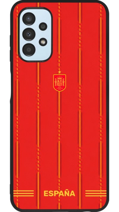 Samsung Galaxy A13 5G Case Hülle - Silikon schwarz Spanien 2026 personalisierbares Fussballtrikot