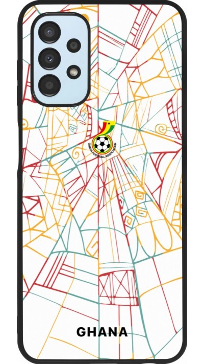 Samsung Galaxy A13 5G Case Hülle - Silikon schwarz Ghana 2026 personalisierbares Fussballtrikot