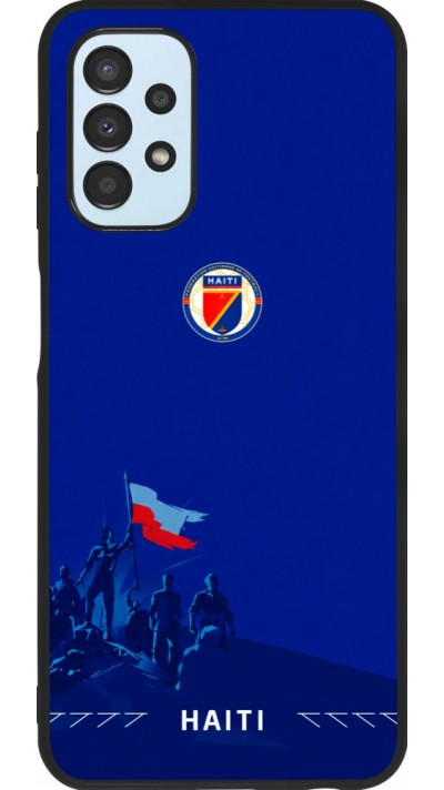 Samsung Galaxy A13 5G Case Hülle - Silikon schwarz Haiti 2026 personalisierbares Fussballtrikot