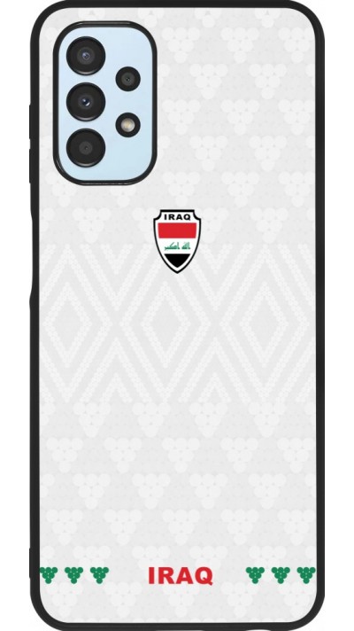 Samsung Galaxy A13 5G Case Hülle - Silikon schwarz Irak 2026 personalisierbares Fussballtrikot