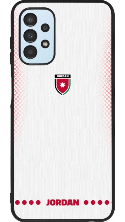 Samsung Galaxy A13 5G Case Hülle - Silikon schwarz Jordanien 2026 personalisierbares Fussballtrikot