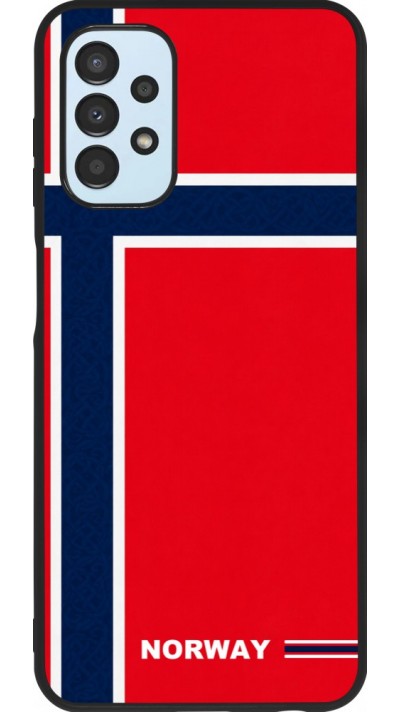 Samsung Galaxy A13 5G Case Hülle - Silikon schwarz Norwegen 2026 personalisierbares Fussballtrikot