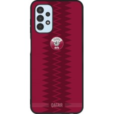 Samsung Galaxy A13 5G Case Hülle - Silikon schwarz Qatar 2026 personalisierbares Fussballtrikot