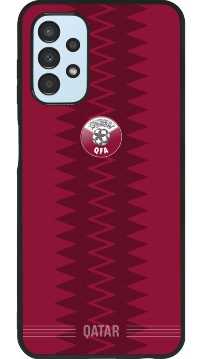 Samsung Galaxy A13 5G Case Hülle - Silikon schwarz Qatar 2026 personalisierbares Fussballtrikot