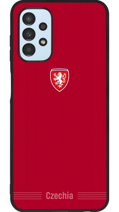 Samsung Galaxy A13 5G Case Hülle - Silikon schwarz Tschechische Republik 2026 personalisierbares Fussballtrikot