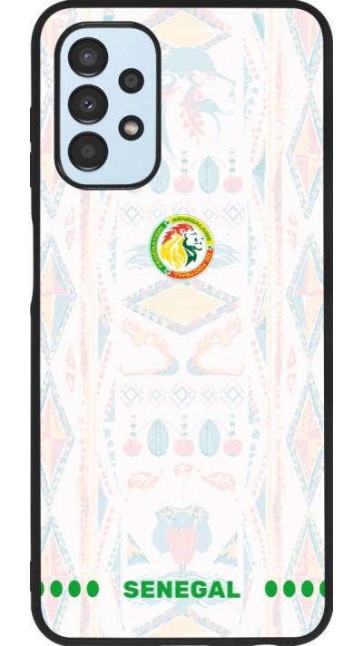 Samsung Galaxy A13 5G Case Hülle - Silikon schwarz Senegal 2026 personalisierbares Fussballtrikot