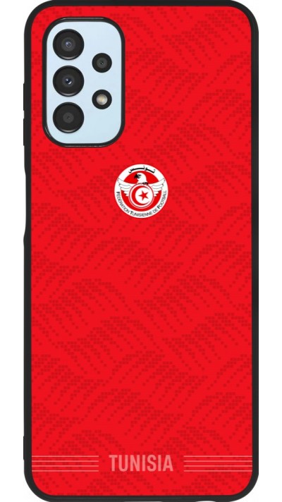 Samsung Galaxy A13 5G Case Hülle - Silikon schwarz Tunesien 2026 personalisierbares Fussballtrikot