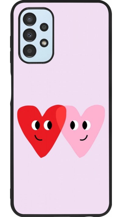 Samsung Galaxy A13 5G Case Hülle - Silikon schwarz Saint Valentines Day 26 Heart