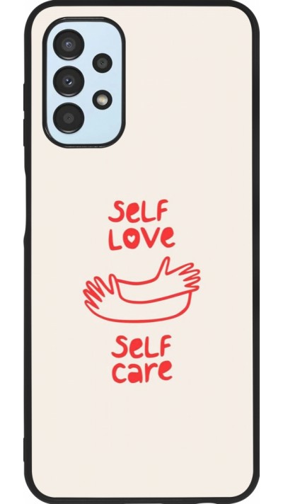Samsung Galaxy A13 5G Case Hülle - Silikon schwarz Saint Valentines Day 26 Self love self care