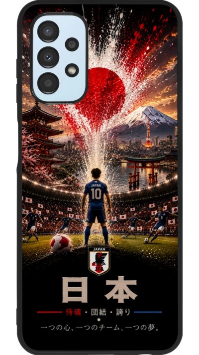 Samsung Galaxy A13 5G Case Hülle - Silikon schwarz Fussball Japan splash 2026