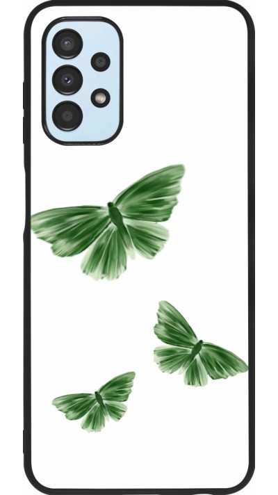 Samsung Galaxy A13 5G Case Hülle - Silikon schwarz Butterflies 2026