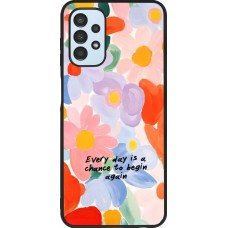 Samsung Galaxy A13 5G Case Hülle - Silikon schwarz Every day is a chance 2026