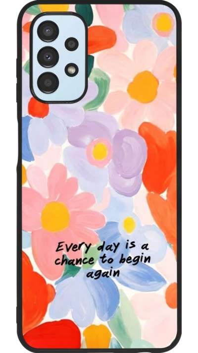 Samsung Galaxy A13 5G Case Hülle - Silikon schwarz Every day is a chance 2026