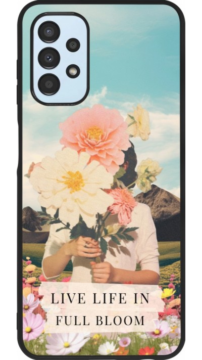 Samsung Galaxy A13 5G Case Hülle - Silikon schwarz Live life in full moon 2026