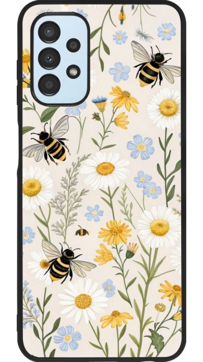 Samsung Galaxy A13 5G Case Hülle - Silikon schwarz Pattern bees 2026