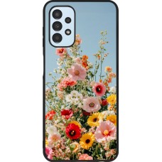 Samsung Galaxy A13 5G Case Hülle - Silikon schwarz Spring flowers 2026