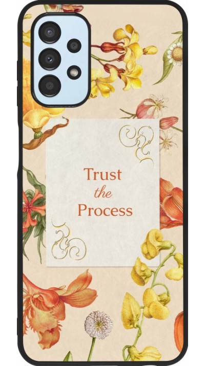 Samsung Galaxy A13 5G Case Hülle - Silikon schwarz Trust the process 2026