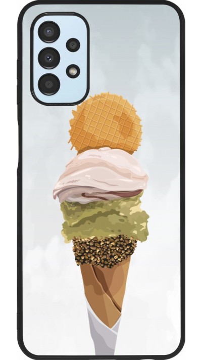 Samsung Galaxy A13 5G Case Hülle - Silikon schwarz Summer 2025 Cornet