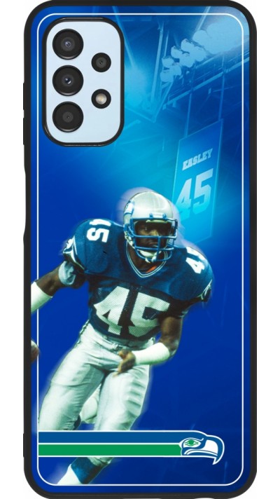 Samsung Galaxy A13 5G Case Hülle - Silikon schwarz Super Bowl 26 Seattle 1