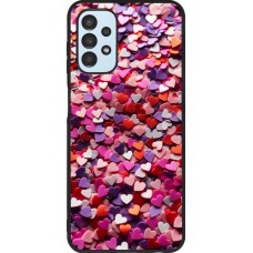 Samsung Galaxy A13 5G Case Hülle - Silikon schwarz Valentin 2025 Konfetti