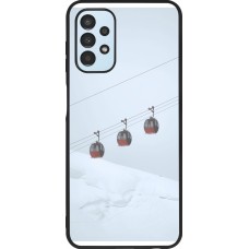 Samsung Galaxy A13 5G Case Hülle - Silikon schwarz Winter 22 ski lift
