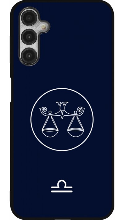 Samsung Galaxy A14 5G Case Hülle - Silikon schwarz Astrologie Waage