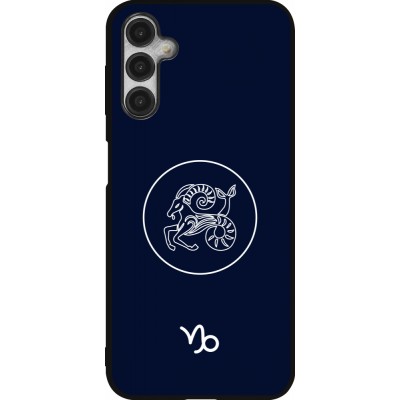Samsung Galaxy A14 5G Case Hülle - Silikon schwarz Astrologie Steinbock