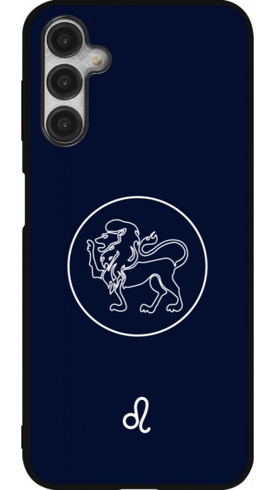 Samsung Galaxy A14 5G Case Hülle - Silikon schwarz Astrologie Löwe