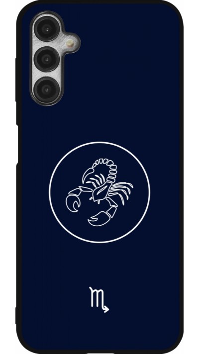 Samsung Galaxy A14 5G Case Hülle - Silikon schwarz Astrologie Skorpion
