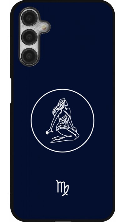 Samsung Galaxy A14 5G Case Hülle - Silikon schwarz Astrologie Jungfrau
