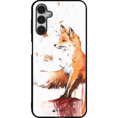 Samsung Galaxy A14 5G Case Hülle - Silikon schwarz Autumn 21 Fox