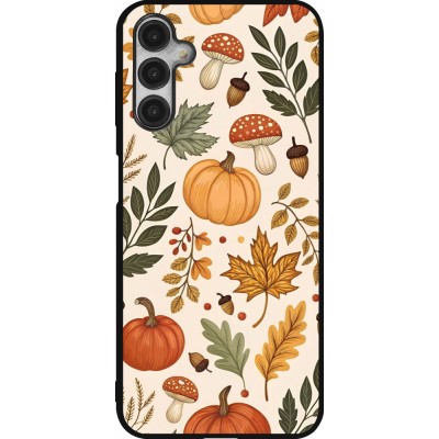 Samsung Galaxy A14 5G Case Hülle - Silikon schwarz Autumn 25 Autumn pattern