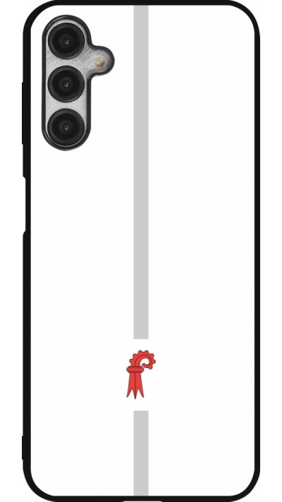 Samsung Galaxy A14 5G Case Hülle - Silikon schwarz Kanton BL weiss