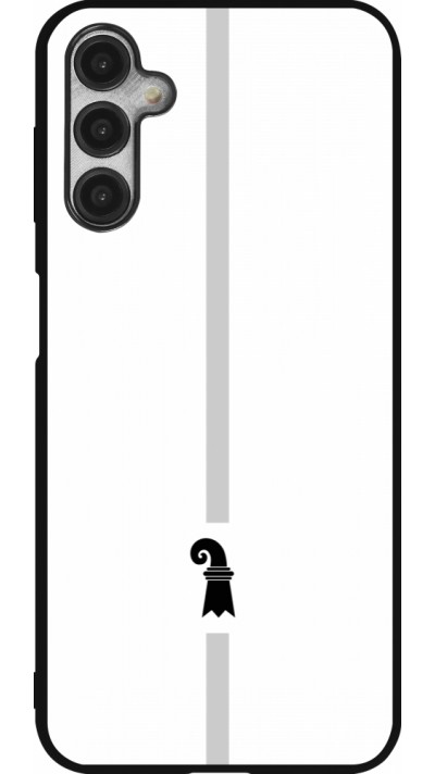 Samsung Galaxy A14 5G Case Hülle - Silikon schwarz Kanton BS weiss