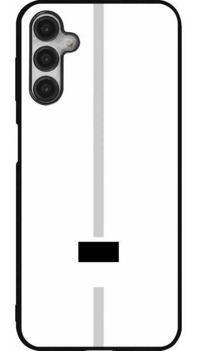 Samsung Galaxy A14 5G Case Hülle - Silikon schwarz Kanton FR weiss