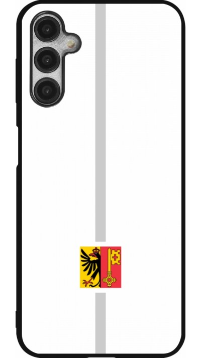 Samsung Galaxy A14 5G Case Hülle - Silikon schwarz Kanton GE weiss