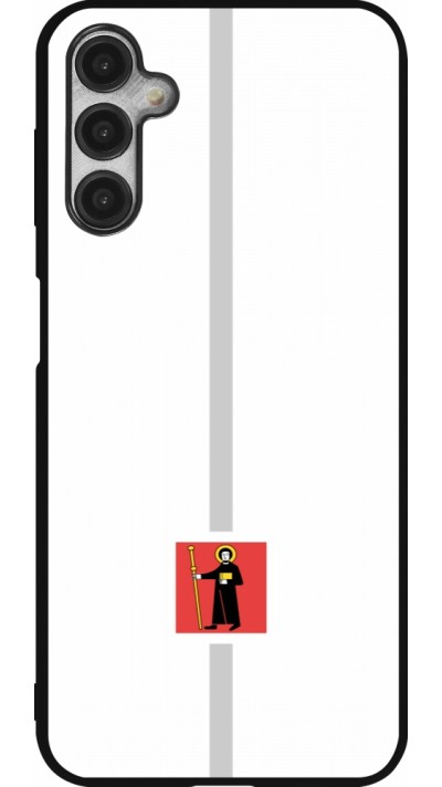 Samsung Galaxy A14 5G Case Hülle - Silikon schwarz Kanton GL weiss
