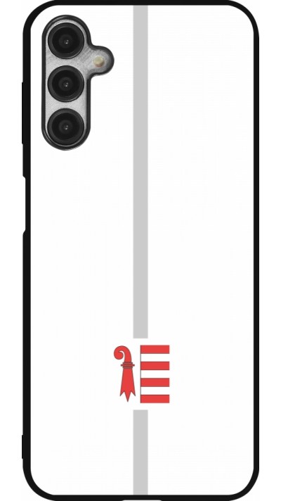 Samsung Galaxy A14 5G Case Hülle - Silikon schwarz Kanton JU weiss