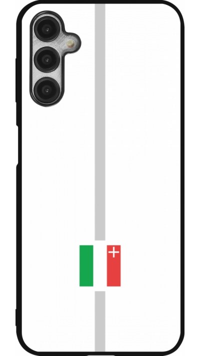 Samsung Galaxy A14 5G Case Hülle - Silikon schwarz Kanton NE weiss