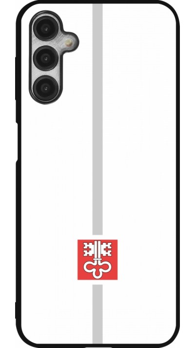 Samsung Galaxy A14 5G Case Hülle - Silikon schwarz Kanton NW weiss