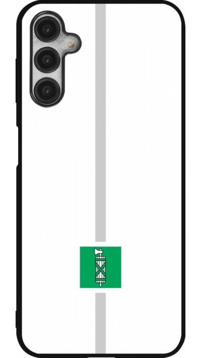 Samsung Galaxy A14 5G Case Hülle - Silikon schwarz Kanton SG weiss