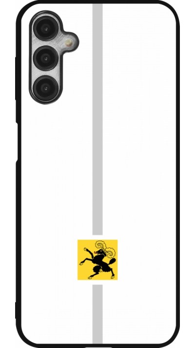 Samsung Galaxy A14 5G Case Hülle - Silikon schwarz Kanton SH weiss
