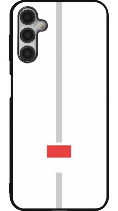 Samsung Galaxy A14 5G Case Hülle - Silikon schwarz Kanton SO weiss