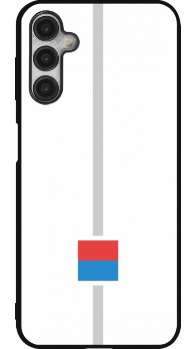 Samsung Galaxy A14 5G Case Hülle - Silikon schwarz Kanton TI weiss