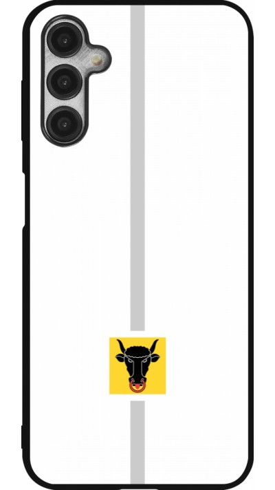 Samsung Galaxy A14 5G Case Hülle - Silikon schwarz Kanton UR weiss