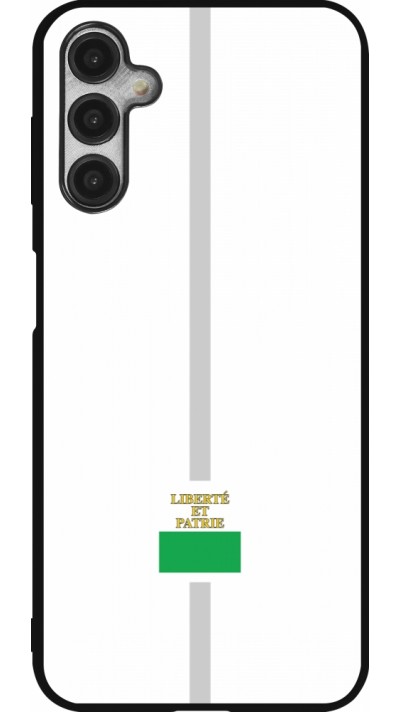 Samsung Galaxy A14 5G Case Hülle - Silikon schwarz Kanton VD weiss
