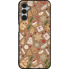 Coque Samsung Galaxy A14 5G - Silicone rigide noir Christmas 25 Pattern Ginger Cookie