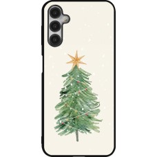 Coque Samsung Galaxy A14 5G - Silicone rigide noir Christmas 25 Sketch Tree