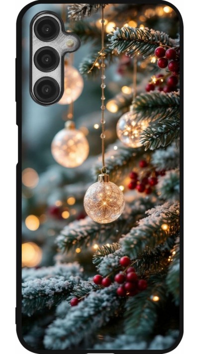 Coque Samsung Galaxy A14 5G - Silicone rigide noir Christmas 25 Xmas Decorated Tree